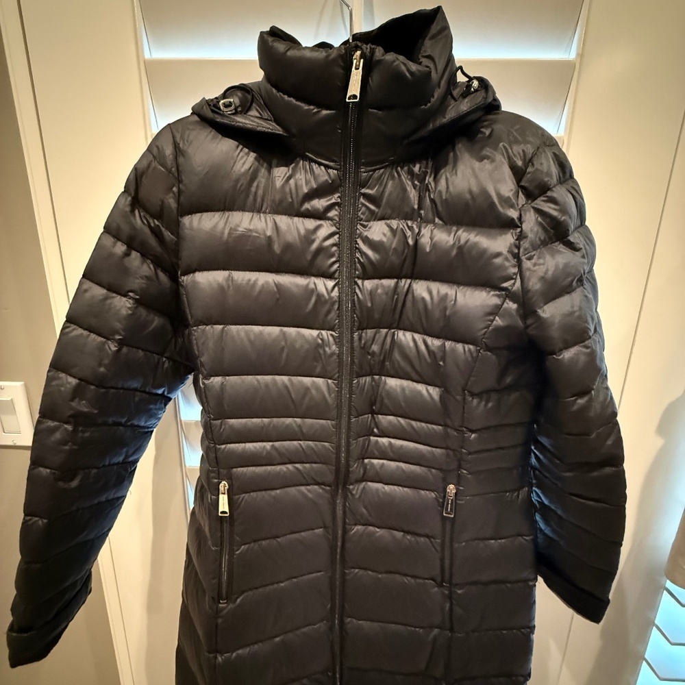 Andrew Marc Long Down Coat - Size Medium